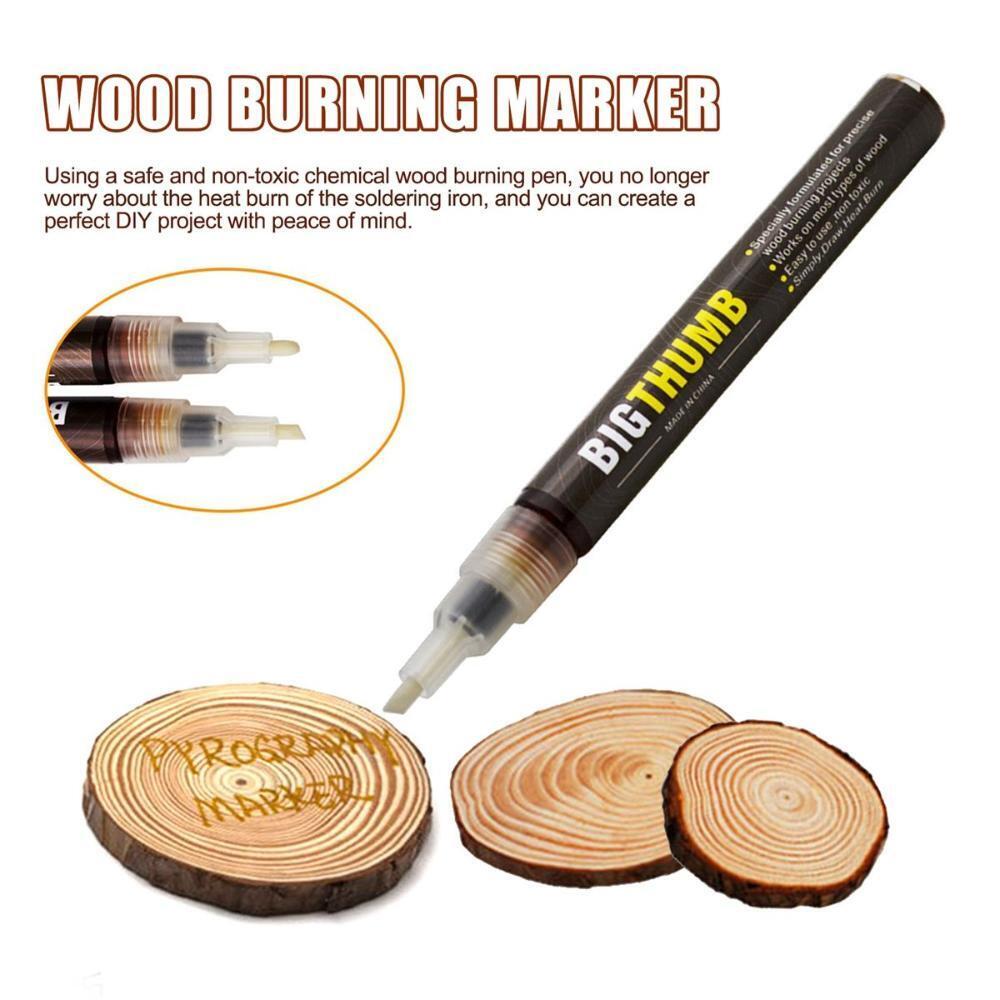 Wood Burning Marker,High-Density Scorch Pen for Wood Burning