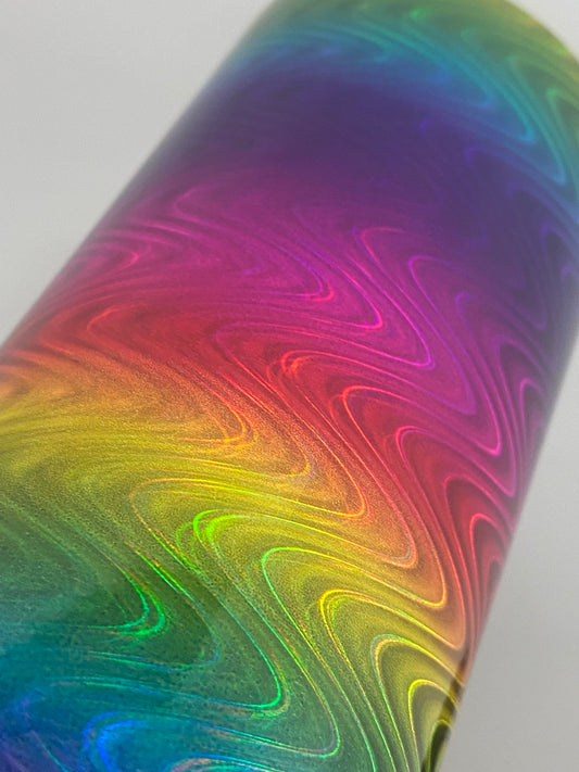 Sticker Holographic - Rainbow Swirls