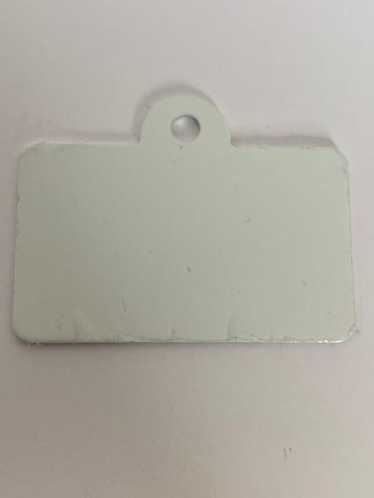 Sublimation Metal Double Sided Rectangle Tag