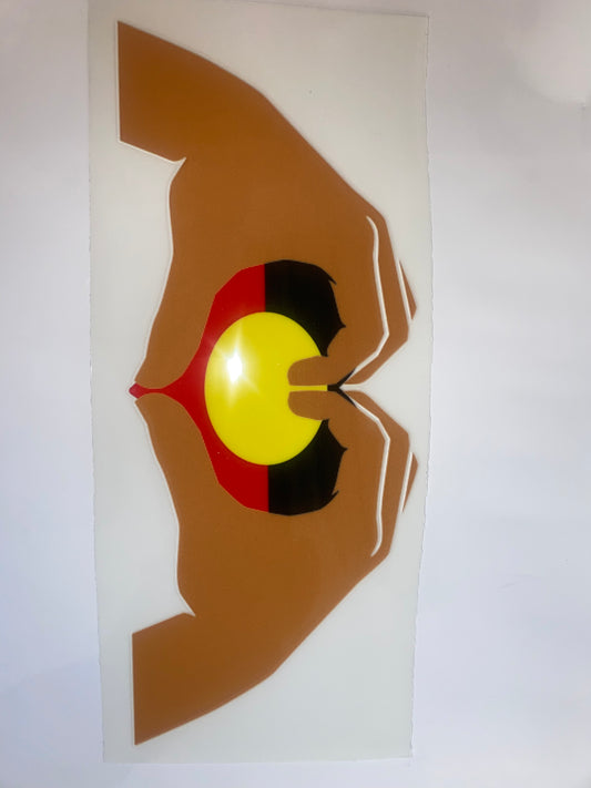 #104 16oz UVDTF Aboriginal Heart