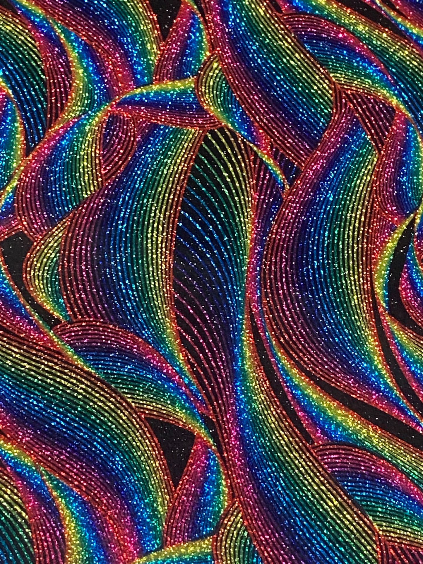 HTV Cosmic Waves Glitter - Elfs Rainbow CW003