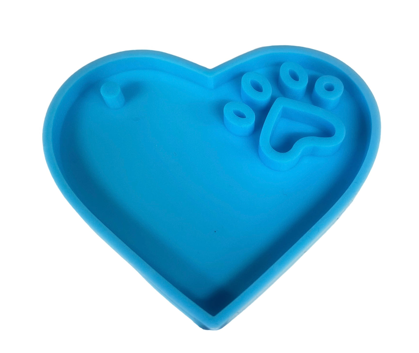 Resin Mould - Heart With Paw