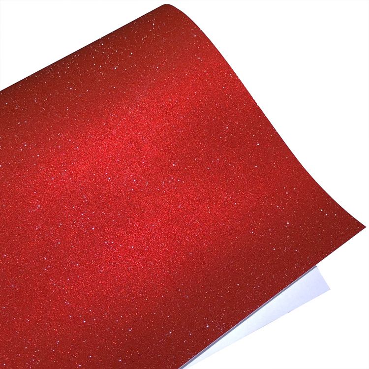 Sticker Vinyl - Red Shimmer