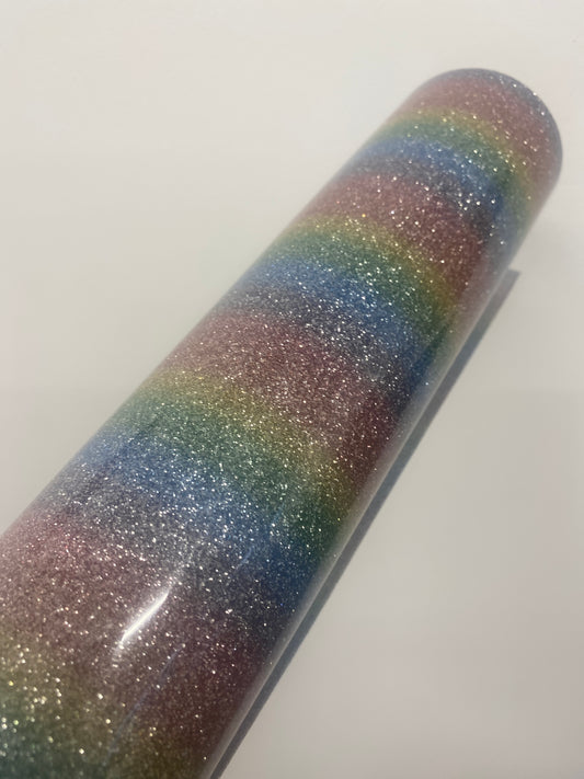 HTV Rainbow Glitter - Mardi Gras Pride RG004