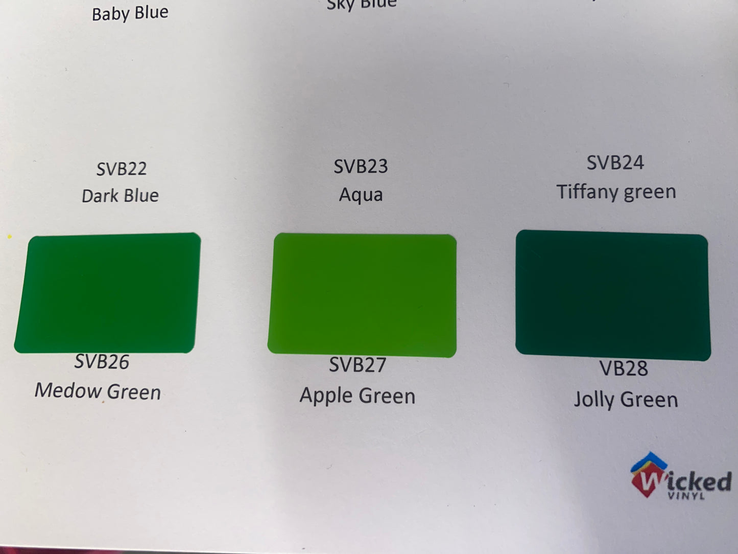 Sticker Basics -  Jolly Green SVB28