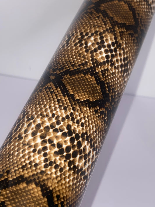 HTV Animal PU Designs - Brown Snake Skin AP003