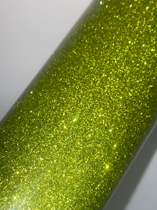 HTV Glitter - Lime Twist G033