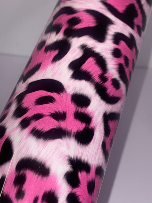 HTV Animal PU Designs - Pink Leopard AP012